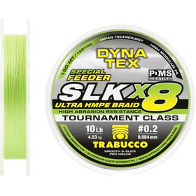 Леска Trabucco SLK X8 Special Feeder 150м 0.084мм Lime Yellow