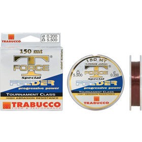 Леска Trabucco T-Force Special Feeder 150м 0.180мм (Dark Brown)