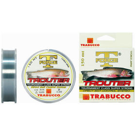 Леска Trabucco T-Force Trouter 150м 0.140мм (Light Grey)