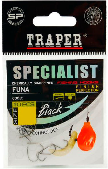 Крючки Traper Specialist Funa №14