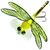 Воблер Trout Pro Dragon Fly Popper 70F (6г) DF04