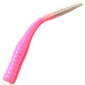 Силиконовая приманка TroutMania Fat Worm (7.62см) 205 (Bubble Gum) (упаковка - 6шт)