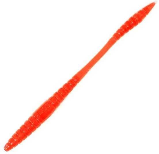 Силиконовая приманка Tsunekichi Worm 2 (5 см) solid red (упаковка - 15 шт)