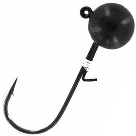 Джиг-головка Tsuribito Tungsten Jig Heads Ball №1 (10.6г) черный (упаковка - 2шт)