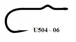 Крючки 25шт. Umpqua Hooks U504 (50PK) 06
