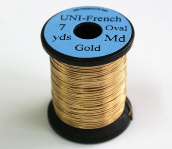 Люрекс овальн.UNI French, Oval Medium Gold