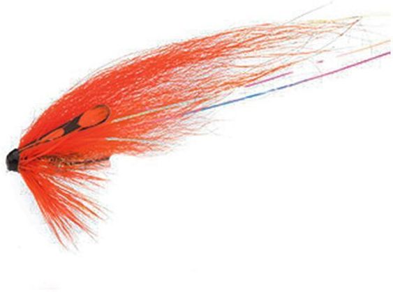 Муха лососевая Unique Flies FL73113 Flom Mirror Orange/Mirror Tube Plast M