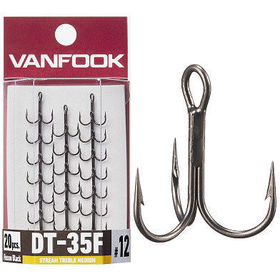 Крючок Vanfook DT-35F Stream Treble Medium №10 fusso black