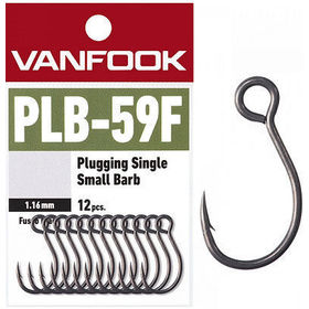 Крючок Vanfook PLB-59F №1 fusso black (упаковка - 14шт)