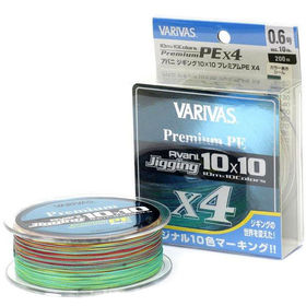 Леска плетеная Varivas Avani Jigging 10x10 Premium x4 New 200м 0.128мм