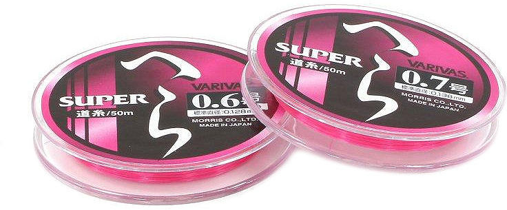 Леска Varivas Super Hera Michiito Nylon Pink #0.6 50м 0.128мм (розовая)