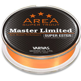 Леска Varivas Super Trout Area Master Limited Super Ester Orange #0.3 140м 0.09мм (оранжевая)