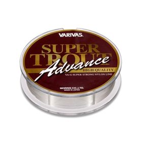 Леска Varivas SUPER TROUT ADVANCE HIGH QUALITY #0.5-100м, серый