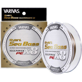 Плетеный шнур Varivas Avani Sea Bass Max Power PE x8 150м 0.165мм Gold