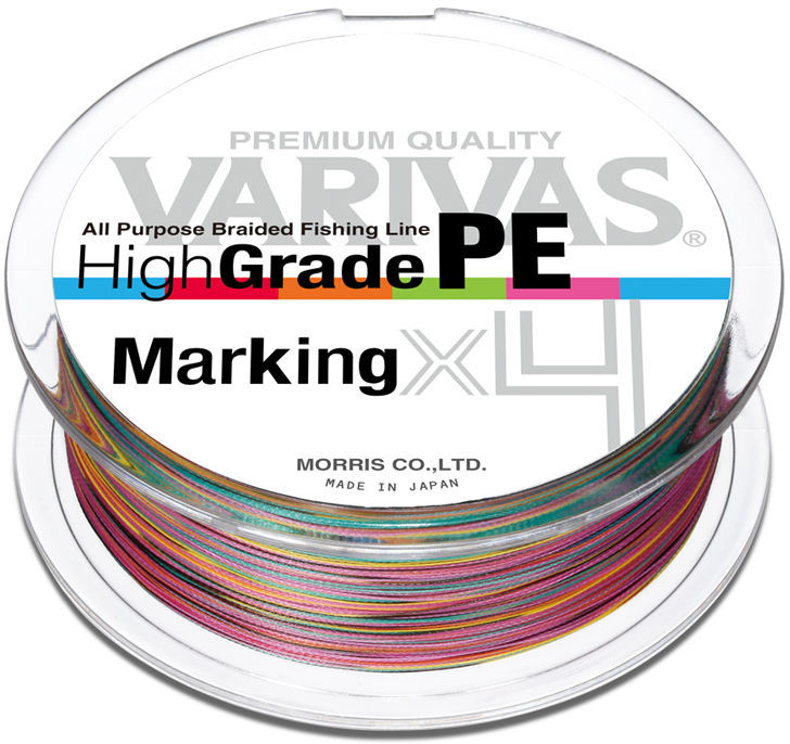 Плетеный шнур Varivas High Grade PE Marking х4 #0.8 150 m 0.148 mm