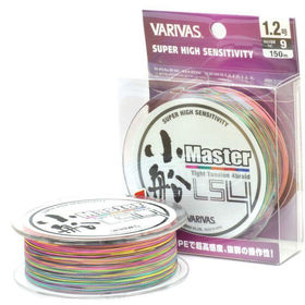 Плетеный шнур Varivas Kobune Master PE LS4 #1.2 0.185 мм (многоцветная)
