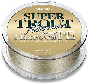 Леска плетёная Varivas Super Trout Advance Max Power PE New 150м 0.165мм (золотая)