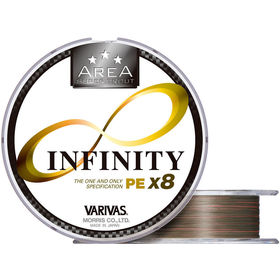 Леска плетёная Varivas Super Trout Area Infinity PE X8 #0.2 75м 0.074мм (многоцветная)
