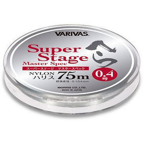 Леска Varivas Super Stage Master Spec Hera Harisu Clear #0.4 75м 0.104мм (прозрачная)