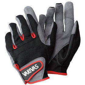 Перчатки для джиггинга Varivas Glove VAG-10 Black р.L