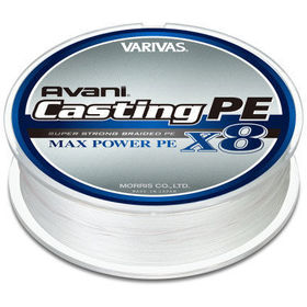 Плетеный шнур Varivas Avani Casting PE Max Power #4 300м 0.33мм (белый)