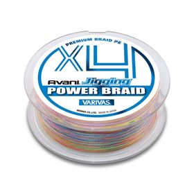 Плетеный шнур Varivas AVANI JIGGING POWER BRAID PE X4 #0.6-200м, многоцветный