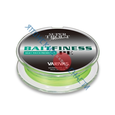 Плетеный шнур Varivas BAIT FINESS №0.3-120м, зеленый