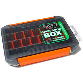 Коробка для приманок Vido Craft VD-2032 Open Door Box Orange Polarized Black