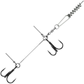 Титановый стингер со спиралью JIG Spring Soft Baits р.L