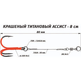 Цветной титановый ассист (8см)