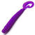 Силиконовая приманка Viking Червь (6.3см) фиолетовый Fluo (упаковка - 10шт)