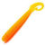 Силиконовая приманка Viking Червь (6.3см) оранжевый Fluo (упаковка - 10шт)