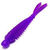 Силиконовая приманка Viking Двуххвостка (6.3см) фиолетовый Fluo (упаковка - 10шт)