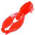 Силиконовая приманка Viking Лось (5.5см) красный Fluo (упаковка - 5шт)