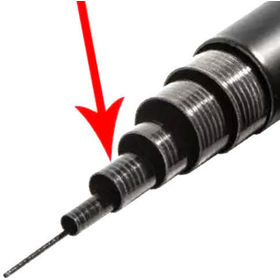 Секция №3 к удилищу Волжанка Вариант 3.8м; 4.5м; 5.0м