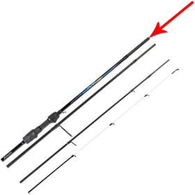 Секция №4 к спиннингу Волжанка Стилет Трэвел (2.3м; 2-7г) (комель)