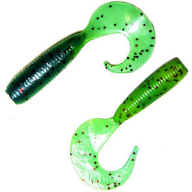 Силиконовая приманка Volzhanka Micro Grub 45 (4.5см) 1001 (упаковка - 10шт)