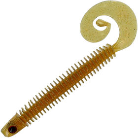 Силиконовая приманка Westin RingTeez Curltail (10см) Motoroil Gold (упаковка - 8шт)