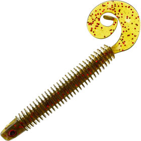 Силиконовая приманка Westin RingTeez Curltail (10см) Seaweed (упаковка - 8шт)