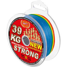 Леска плетеная WFT KG Strong Exact Electra 700 Multicolor 360м 0.025мм