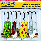 набор блесен williams wabler pike walleye  perch kit