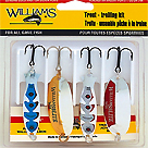 Набор блесен Williams Wabler Trout Kit 4  TTK