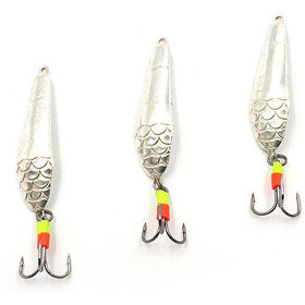 Блесна Яман Малек с тройником (6 г) латунь (упаковка - 3 шт)