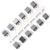 Микробисер Яман Куб (2.8мм) серебряный подвеска короткая (упаковка - 12шт)