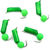 Мормышка безнасадочная Яман Гвоздешарик зеленый 2мм (0.45г) шарик зеленый неон (5шт)