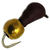 Мормышка безнасадочная Яман Муравей с ушком матовый шоколад (0.45г) шарик латунный (5шт)