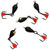 Мормышка вольф безнасад Яман Дьявол с коронкой из латуни 3мм (0.6г) капля с глазком фл.красный