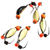 Мормышка вольфрамовая безнасадочная Яман Нимфа Kоза узкая №2 (0.6г) латунь (5шт)