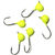 Мормышка вольфрамовая точеная Яман Дробь с ушком №3 (0.3г) желтый (5шт)