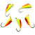 Мормышка вольфрамовая Яман Дрейссена с ушком №5 (1.06г) желтый-оранжевый
